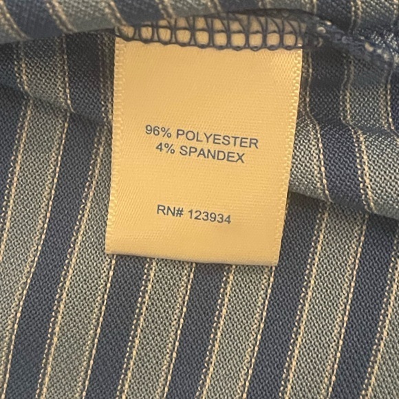 SOUTHERN TIDE Performance Polo Stripes Blue Preppy Golf Classic Shirt Size Large - Picture 6 of 12